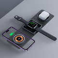 3-in-1 Magnetic Folding Wireless Charger Station – iPhone, Apple Watch & AirPods
