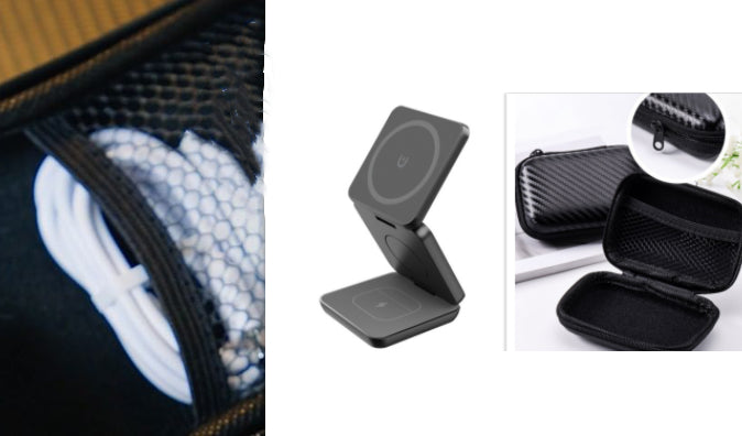 Magnetic Suction Wireless Charging Folding Phone Holder