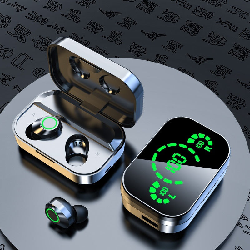 YD03 Wireless Earbuds – TWS Bluetooth 5.3 with LED Display & Breathing Light