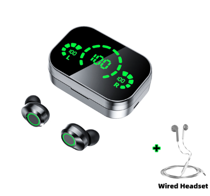 YD03 Wireless Earbuds – TWS Bluetooth 5.3 with LED Display & Breathing Light